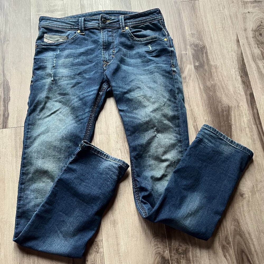 Diesel Thavar Denim + Sweat Pants